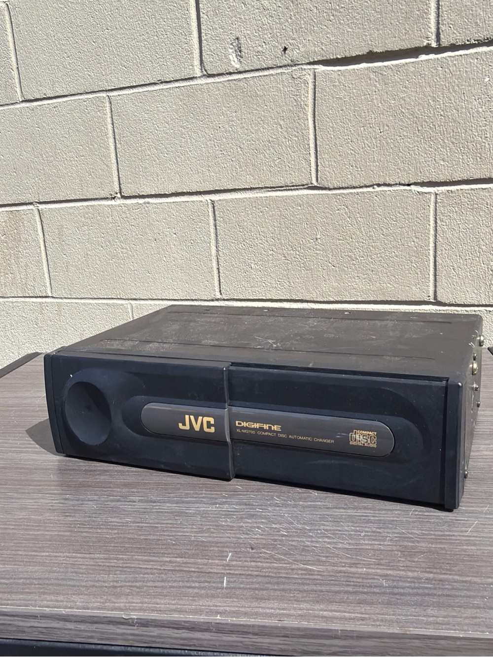 UNTESTED!!!DIGIFINE XL-MG700 changer CD autoradio stereo vintage. As Shown